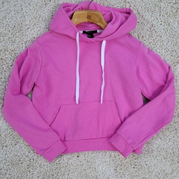 New Forever 21 Pink Sweatshirt Hoodie Size S - Picture 1 of 3
